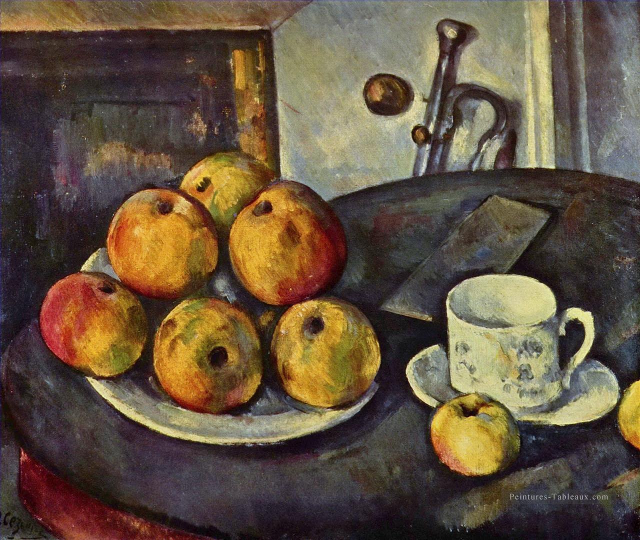 Nature morte aux pommes 2 Paul Cézanne Peintures à l'huile
